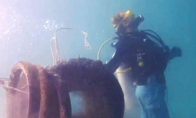 Ocean Waste Collected at Phi Phi Island