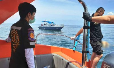 dead foereigner, krabi, thailand, floeating in ocean