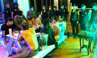 Russian tourists are caught partying