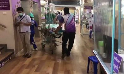 Father stabbed ,drug-crazed son, southern thailand, stabbing to death