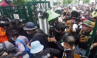 Anti-government protesters, Thailand, Thammasat University