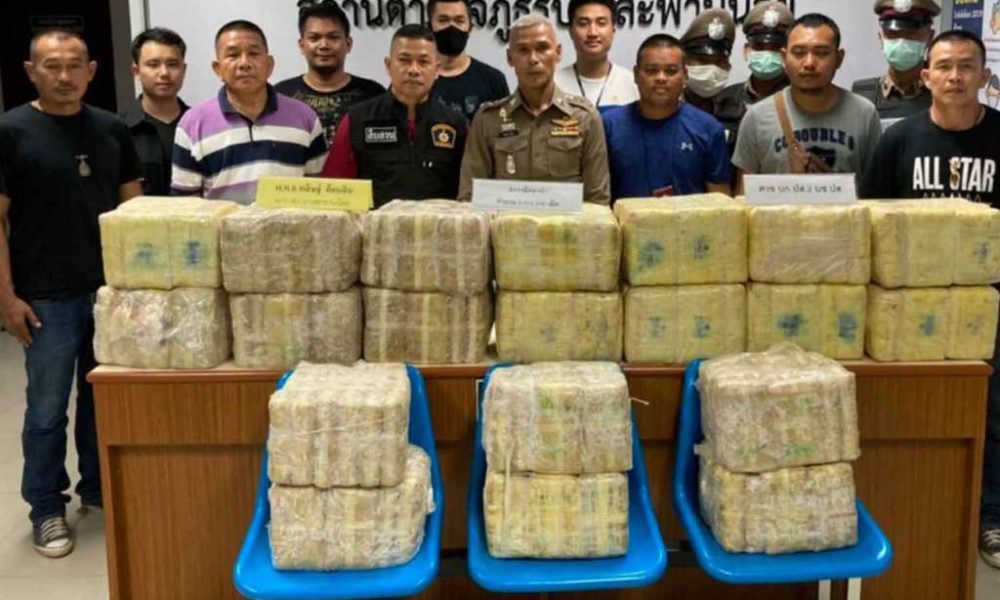 methamphetamine pills, police, thailand