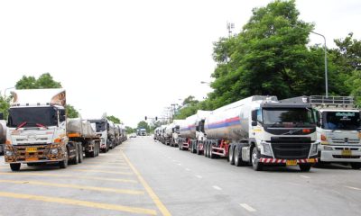 Chiang Rai, Myanmar, Border, transport trucks