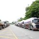 Chiang Rai, Myanmar, Border, transport trucks