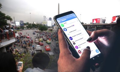 Thailand, Telegram App, Facebook, social media