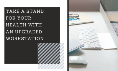 Upgraded Workstation, standing desk, stand