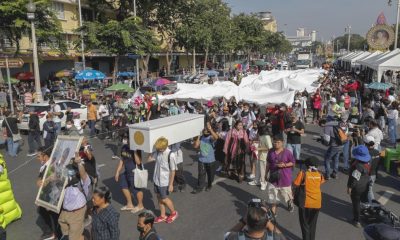 Anti-Government Groups Rally in Protests Against Prime Minister Prayut