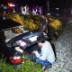 Motorist Survives with Minor Injuries After his Car Struck by a Train