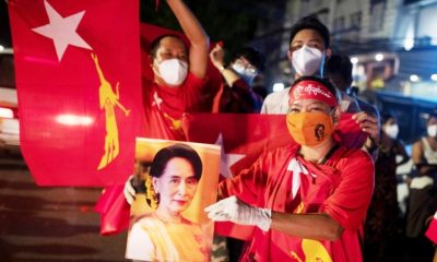 Election, Myanmar's Aung San Suu Kyi's Ruling Party Claims Election Victory