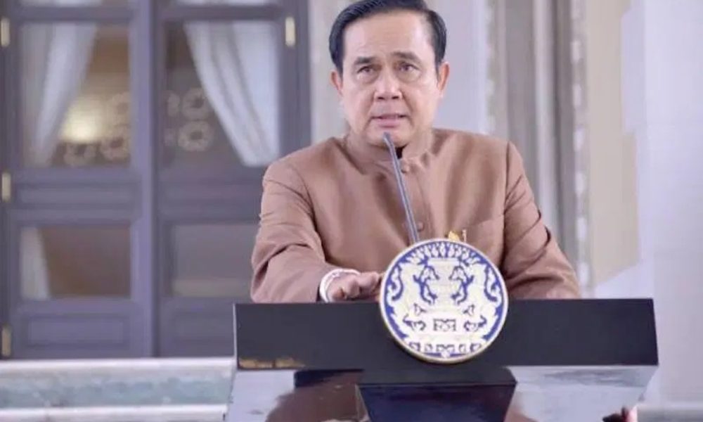 Rally, Thailand's Prime Minister Says He's Fed Up with Using His Power