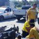 Thailand,Speeding Teen Motorcyclist Hits an Kills Elderly Monk Receiving Food