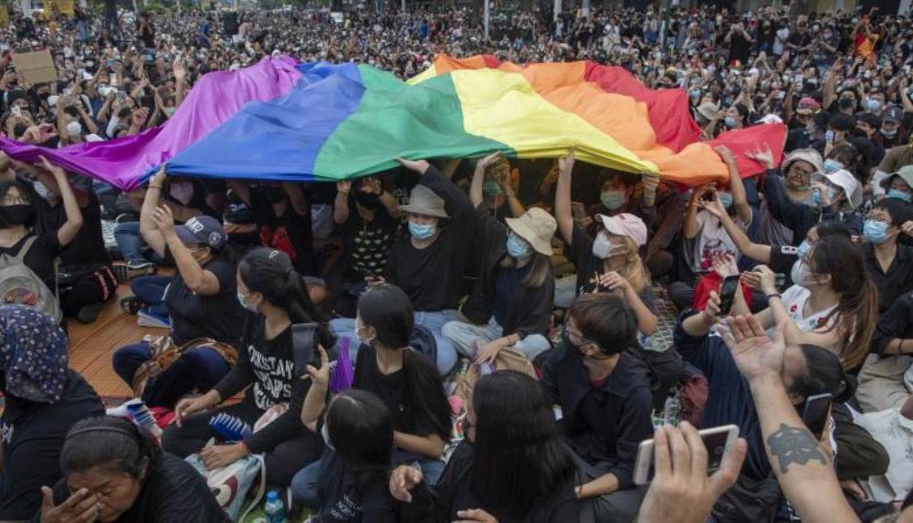 Thailand, Thai, LGBT Community and Anti-Government Protesters Unite