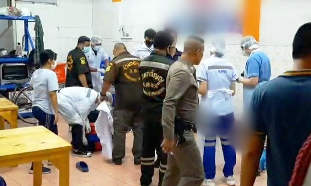 police, Man Gunned Down in front of Wife and Baby at Bangkok Noodle Shop