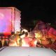 Pickup Truck Driver Killed After Colliding with Toppled Freight Truck