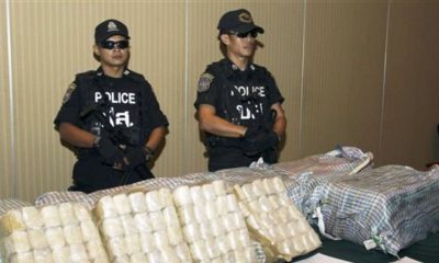 Police Take Down Drug Gang Trafficking Meth Pills in Northeastern Thailand