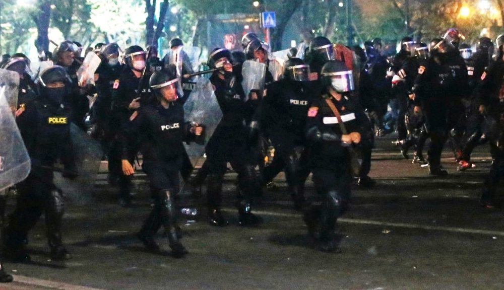 Police and Anti-Government Protesters Clash in Bangkok