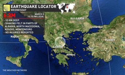 6.3 Magnitude Earthquake Strikes Central Greece