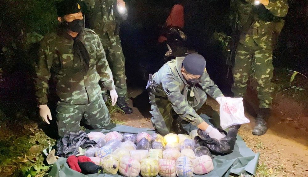 Raw Opium and Heroin Sized By Task Force in Northern Thailand