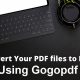 Enhance Your Files: Convert PDF to PDFA With GogoPDF