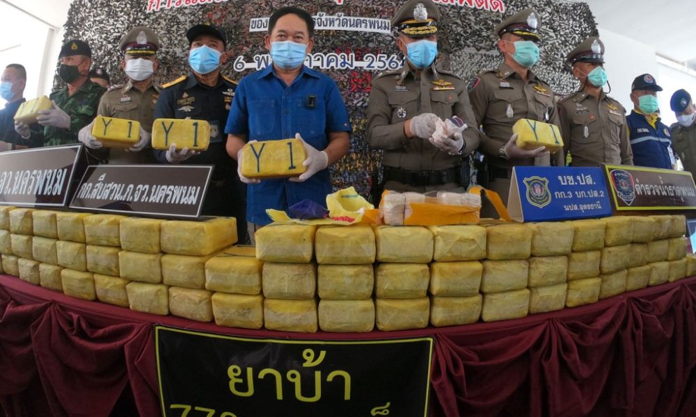 Joint Task Force Seizes 150 Million Baht Worth of Meth Pills