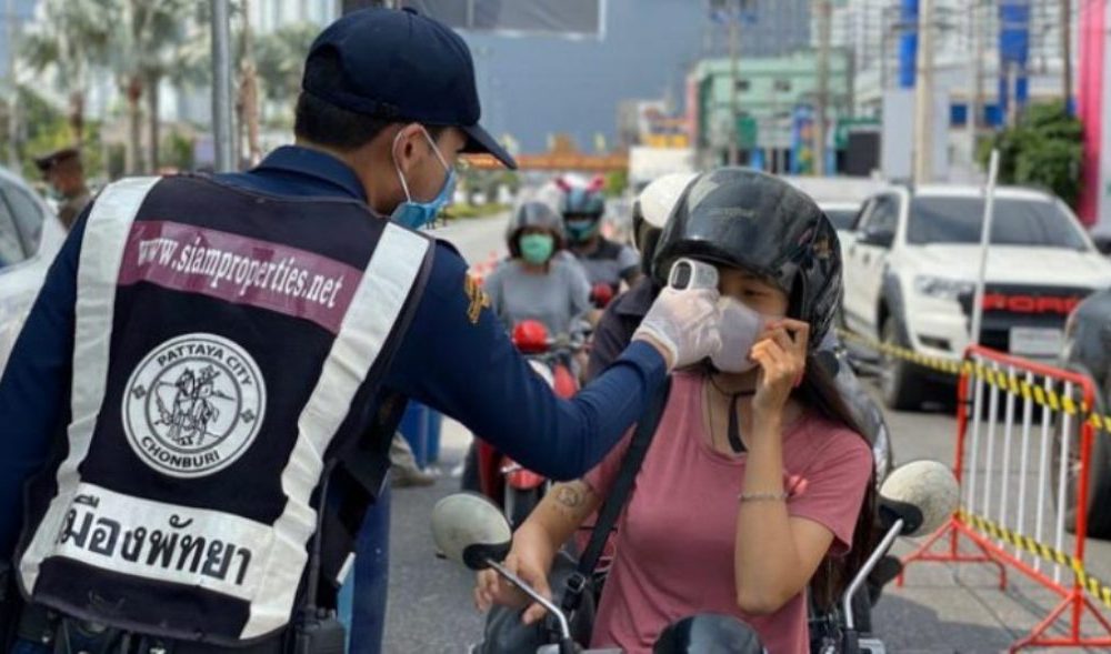 Pattaya City in Lockdown after Being Designated Dark-Red Zone