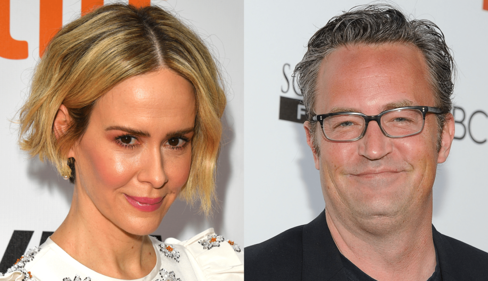 Sarah Paulson Jokes Matthew Perry Once 'Left the Room' Rather Than Kiss Her at 'Make-Out Party'