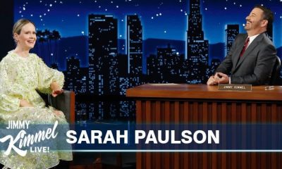 Sarah Paulson,run sarah paulson,Jimmy Kimmel Live,Matthew Perry,News,Sarah Paulson,TV,kiss,Matthew Perry,makeout party
