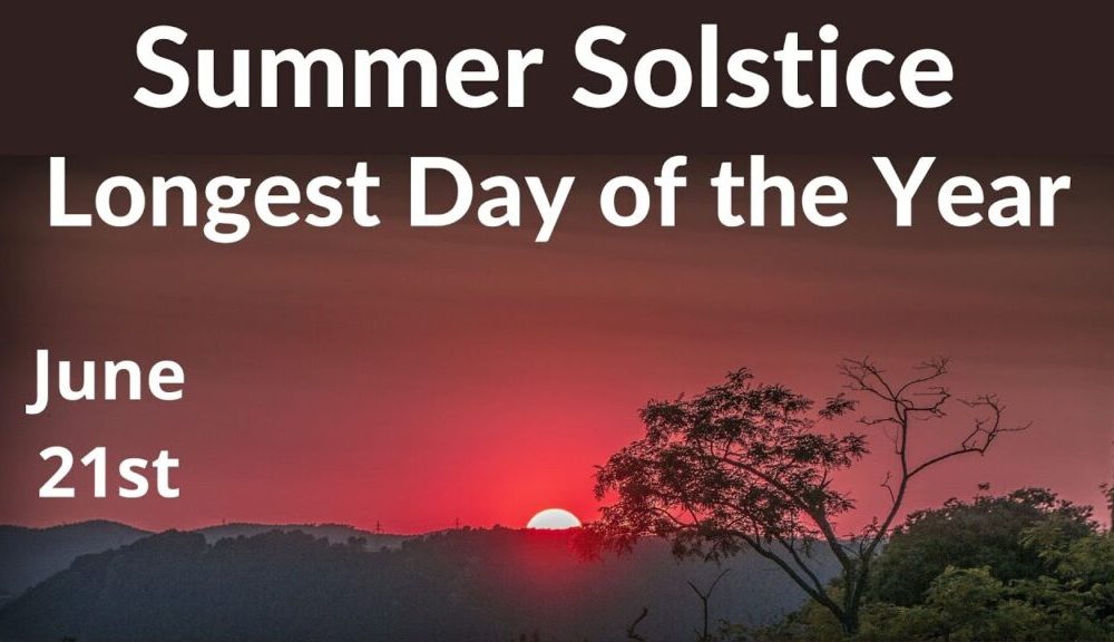 Summer Solstice 2021 : The Longest Day of The Year