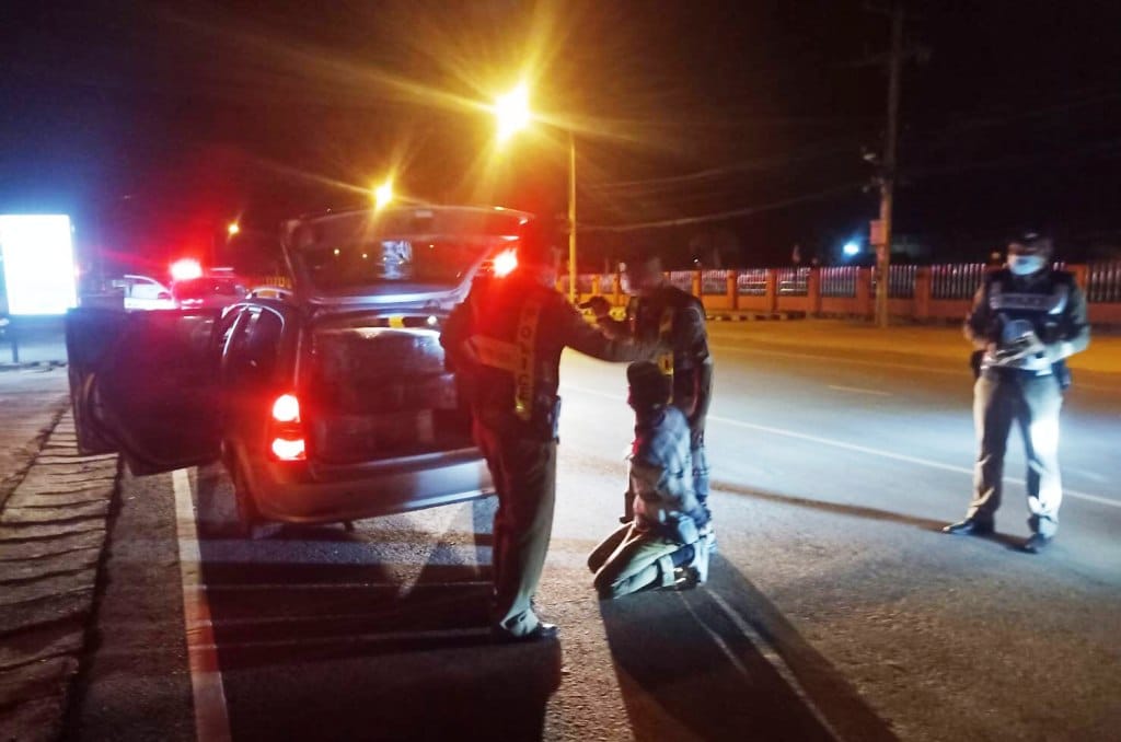 Thai Police Arrest Drug Courier with 300Kg of Marijuana in his Chevrolet