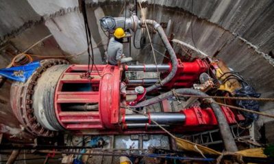Railway Tunnel Boring Machine Creates Thailand's Longest Railway Tunnel