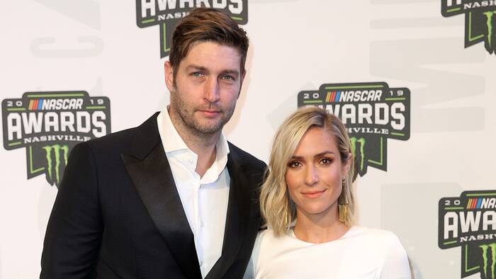 Jay Cutler (L) and Kristin Cavallari (R) split in April 2020. ( Jared C. Tilton/Getty Images)