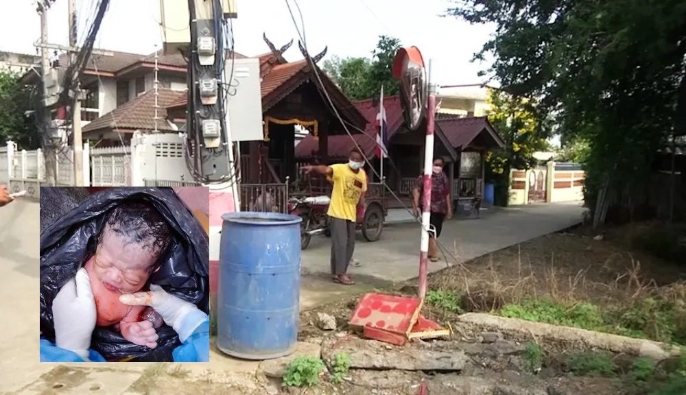 Woman Finds Newborn Baby Dumped in Roadside Wast Bin