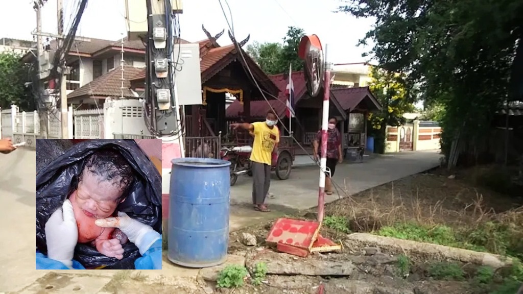 Woman Finds Newborn Baby Dumped in Roadside Wast Bin