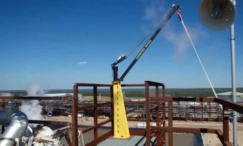 Lightweight Aluminum Davit Cranes