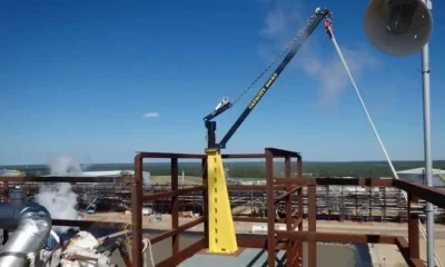 Lightweight Aluminum Davit Cranes
