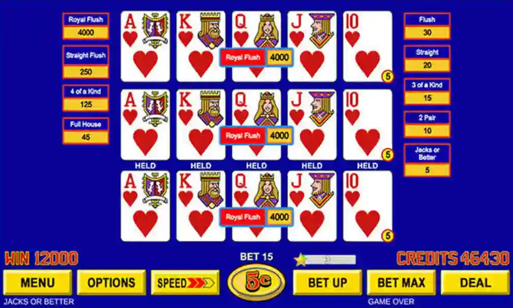 Video poker