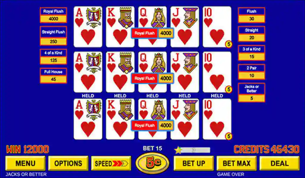 Video poker