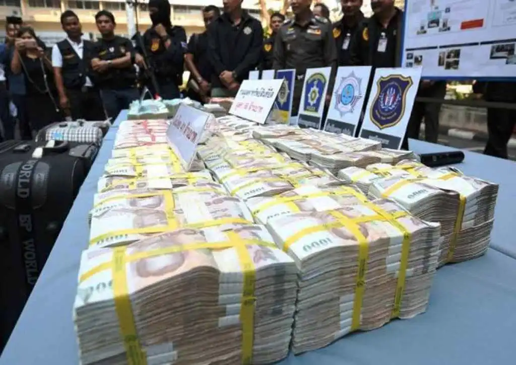 Drug Enforcement Agencies Seize 258 million Baht of Assets