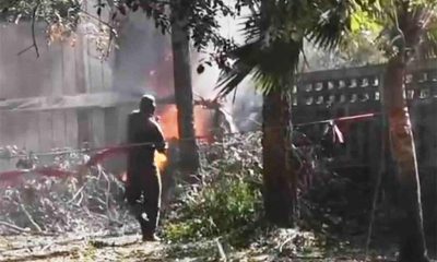 Army Helicopter Crashes Near Post Office Killing Both Occupants