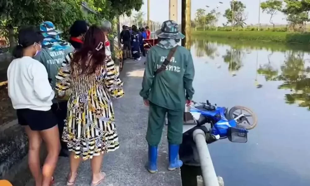 Lottery Vendor and Motorcyclist Electrocuted and Drowned