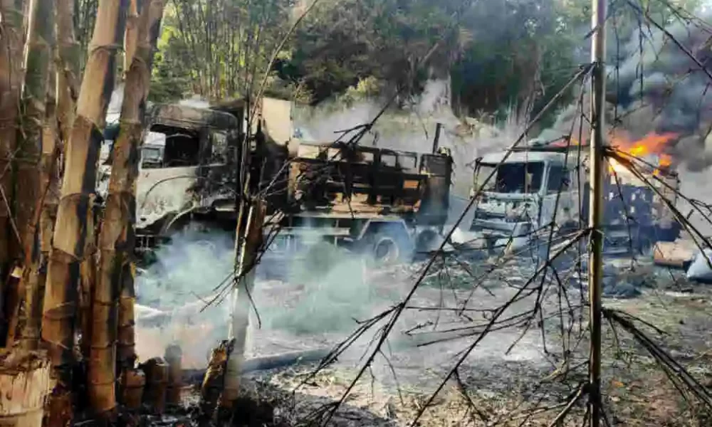 Myanmar Military Kills and Burns Women, Children and Elderly