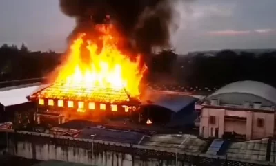 Rioting Inmates Burn Down Building in Krabi, Thailand