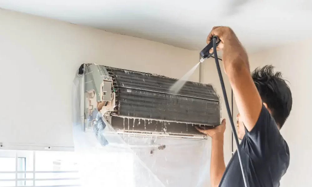 Split System Air Conditioner Cleaning