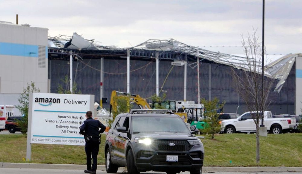Two Dead After Amazon Warehouse Roof Collapses in Illinois