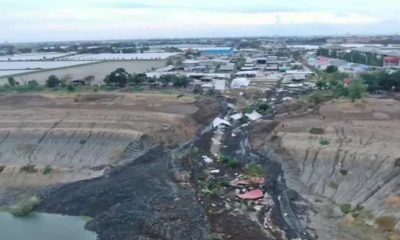 Families Homeless after 25 Houses Collapse into Canal