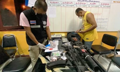 Thai Police Discover Cache of Firearms During Drug Raid