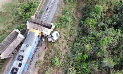 3 Injured After Passenger Train Crashes into Freight Truck