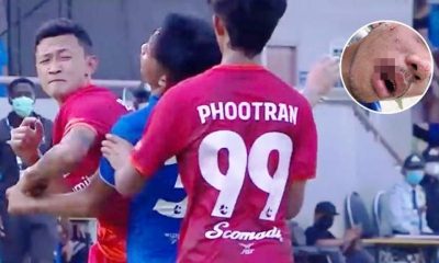 Bangkok FC Player Sacked for Brutal Elbow During Live Soccer Match