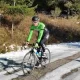 Cyclist in winter