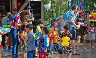 Tourists and Thai Face Bt60,000 Fine if Caught Splashing Water During Songkran